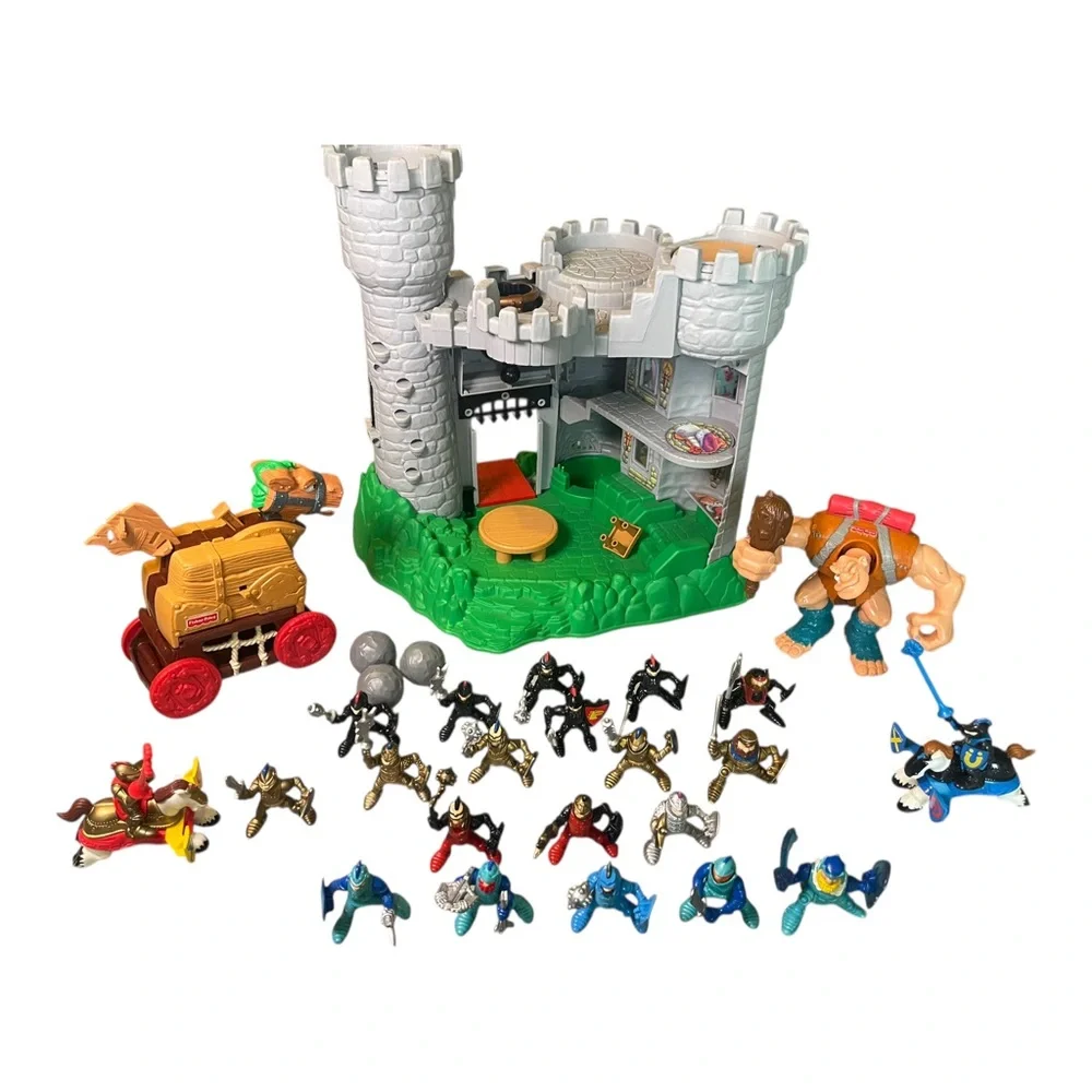 1994 Fisher-Price Great Adventures Castle Knight Action Figures & Accessories